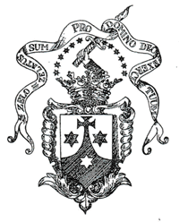 Blason de l'ordre du Carmel déchaussé (XVIIe siècle).