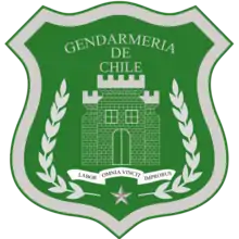 Écusson de la Gendarmerie du Chili.