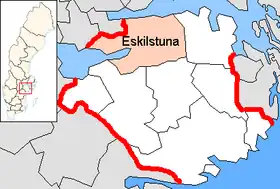 Localisation de Eskilstuna