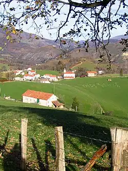 La vallée de Baïgorry (village d'Esnazu)