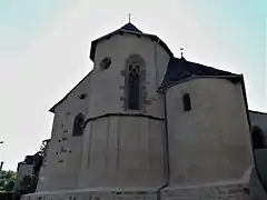 Le chevet de l'église.