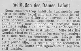 l'Express du midi du 11 juillet 1905