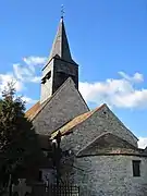 Chevet de l'église Saint Éleuthère (XIe siècle).