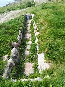 Four à goémon entre l'Anse du Cabestan et Portstarz.