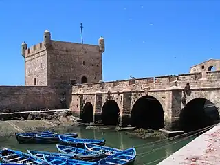 La citadelle d'Essaouira, au Maroc, typique de l'architecture Vauban.