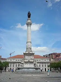 Monument à Pedro IV (1870), Lisbonne.