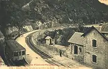 quais, voies, train et bâtiment voyageurs dans les années 1910