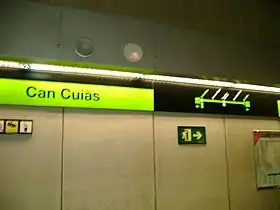 Image illustrative de l’article Can Cuiàs (métro de Barcelone)