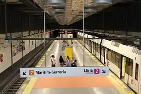 Image illustrative de l’article Torrent Avinguda (métro de Valence)