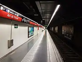 Image illustrative de l’article Arc de Triomf (métro de Barcelone)