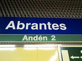 Image illustrative de l’article Abrantes (métro de Madrid)