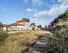Ligne ferroviaire Barca d'Alva-La Fuente de San Esteban : l'ancienne gare de La Fregeneda.