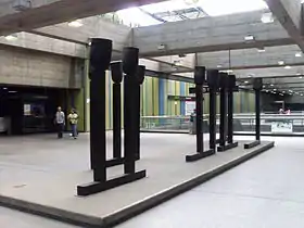 Intérieur de la station en 2012.