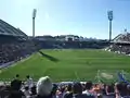 Vue générale de la tribune nord durant le match Hércules-Elche