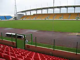 Le stade de Malabo, en Guinee Equatoriale.