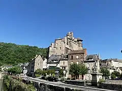 Le château vu depuis le sud-est.