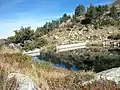 Le barrage de l'Estany de Baix de Bacivèr vue en amont