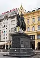 Statue équestre représentant Josip Jelačić (Zagreb).