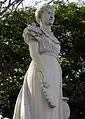 Statue de Luisa Cáceres de Arismendi à La Asunción
