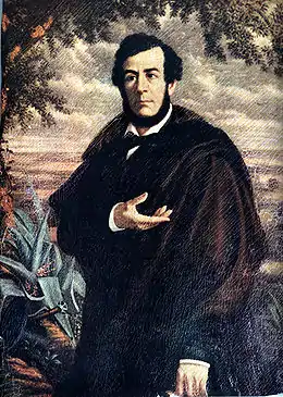 Portrait d'Esteban Echeverría