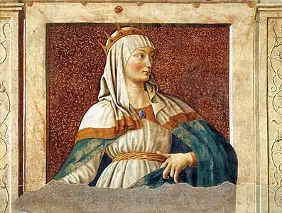 Esther, FresqueAndrea del Castagno, v. 1450série Hommes et femmes illustres