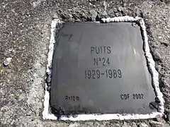 Puits no 24, 1929 - 1989.