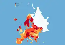 Estimated number of hermits per country11