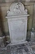 Pierre tombale de François Bricout.