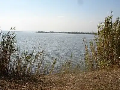 Vue du rivage coté Pérols.