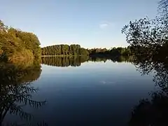 Étang bordant l'Eure.