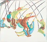 Swings [Balançoires] (1932), Wellington, Te Papa Tongarewa.