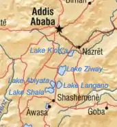 Localisation du lac