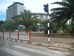 La Banque nationale d'Éthiopie, par l'architecte Henri Chomette.