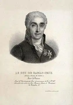 Image illustrative de l’article Étienne-Charles de Damas-Crux