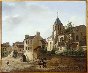 Saint-Germain de Charonne (vers 1830), Paris, musée Carnavalet.