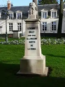 Buste d'Étienne Dolet