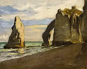 Etienne MOREAU-NELATON (1859 - 1927) Etretat, circa 1898