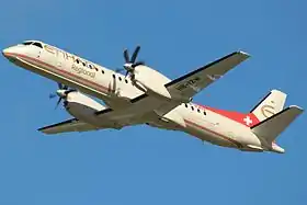 Un Saab 2000 de la compagnie Etihad Regional en 2014.