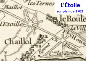 L’Étoile en 1702.