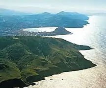 Vue du mont Ulia et de Saint-Sébastien.