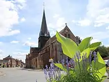 La place de l'église.