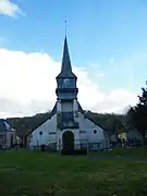 Façade de l'église.