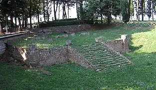 Ruines d'un temple à Volsinies (Orvieto).