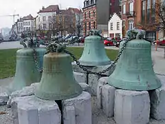 Les cloches de l'ancienne église Sainte-Gertrude.