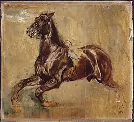 Étude de cheval, Bayonne, musée Bonnat-Helleu.