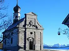 La chapelle Saint-Meinrad au col de l'Etzel.
