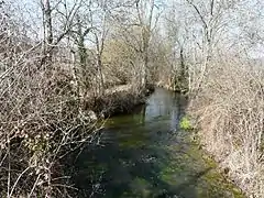 Près de Truffières, l'Euche sert de limite entre Creyssac et Paussac-et-Saint-Vivien.