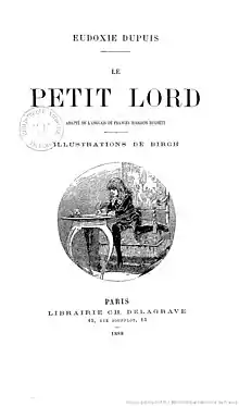 Couverture du Petit lord (1888)