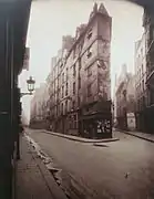 Jonction avec la rue de l'Échaudé, photographie d'Eugène Atget (1924).