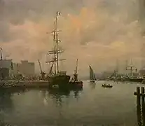 Le port de Bordeaux, vers 1870.